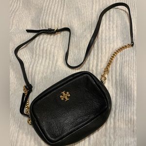 Tory Burch Blake, Black Mini Camera Crossbody Bag